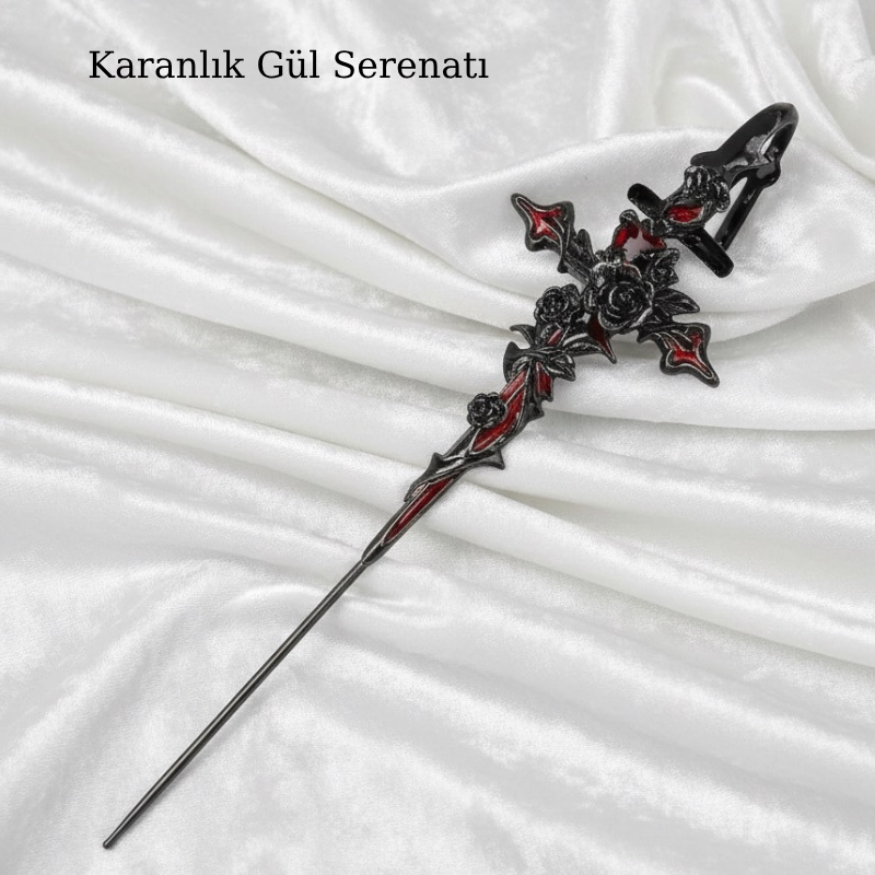 Wymorin Kara Gece Küpeler