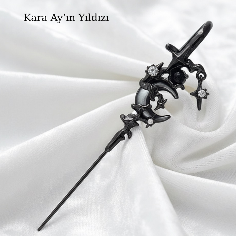 Wymorin Kara Gece Küpeler