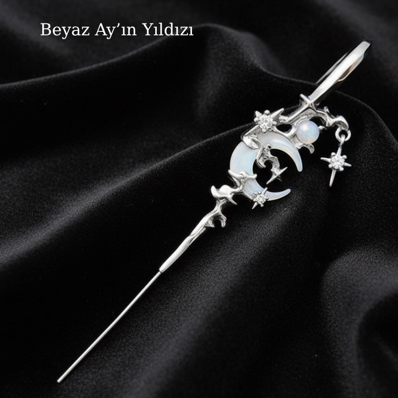 Wymorin Kara Gece Küpeler