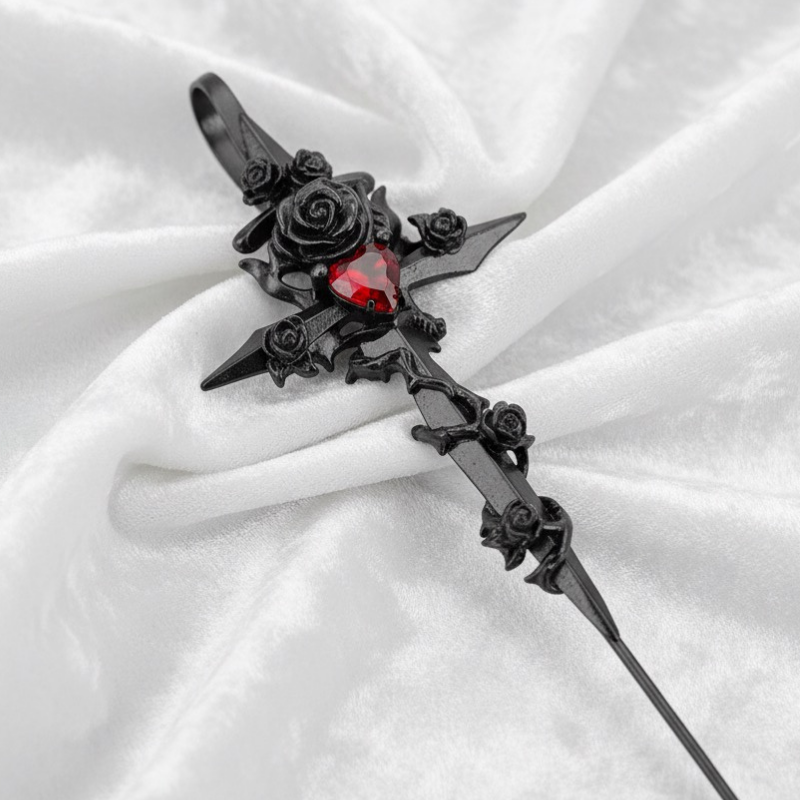 Wymorin Kara Gece Küpeler