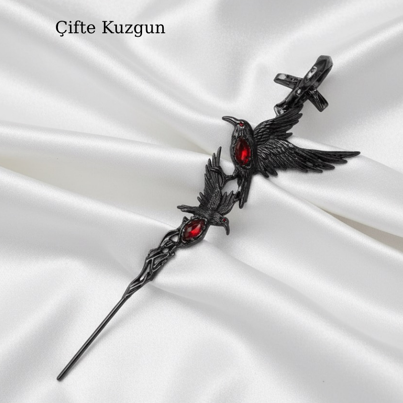 Wymorin Kara Gece Küpeler