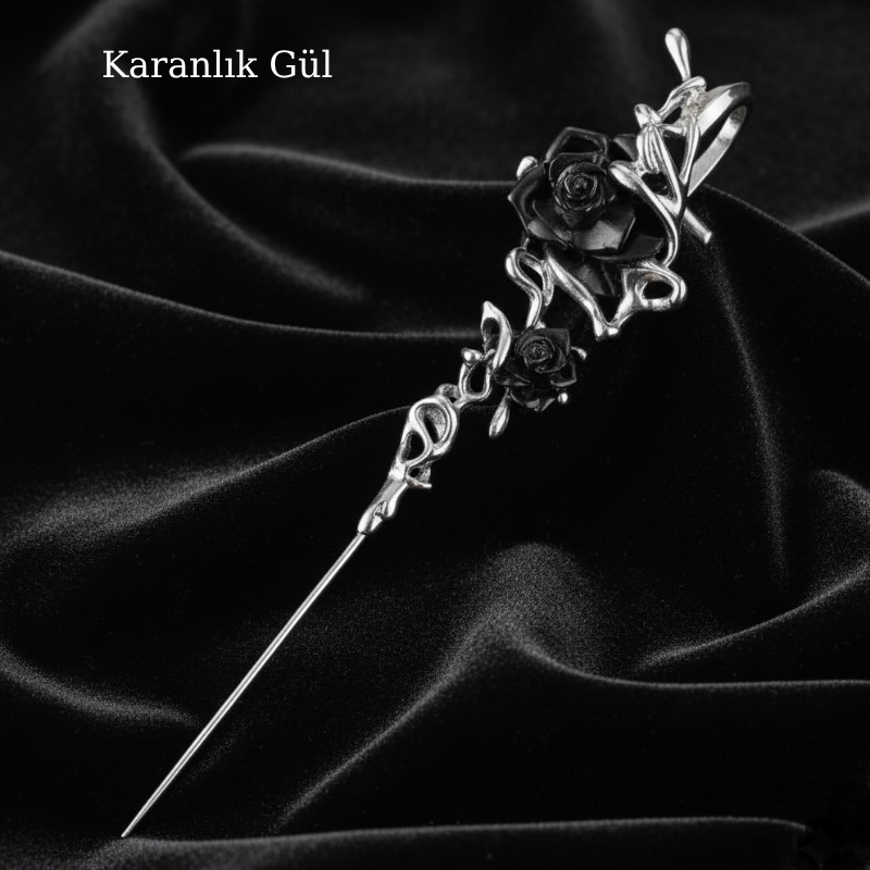 Wymorin Kara Gece Küpeler