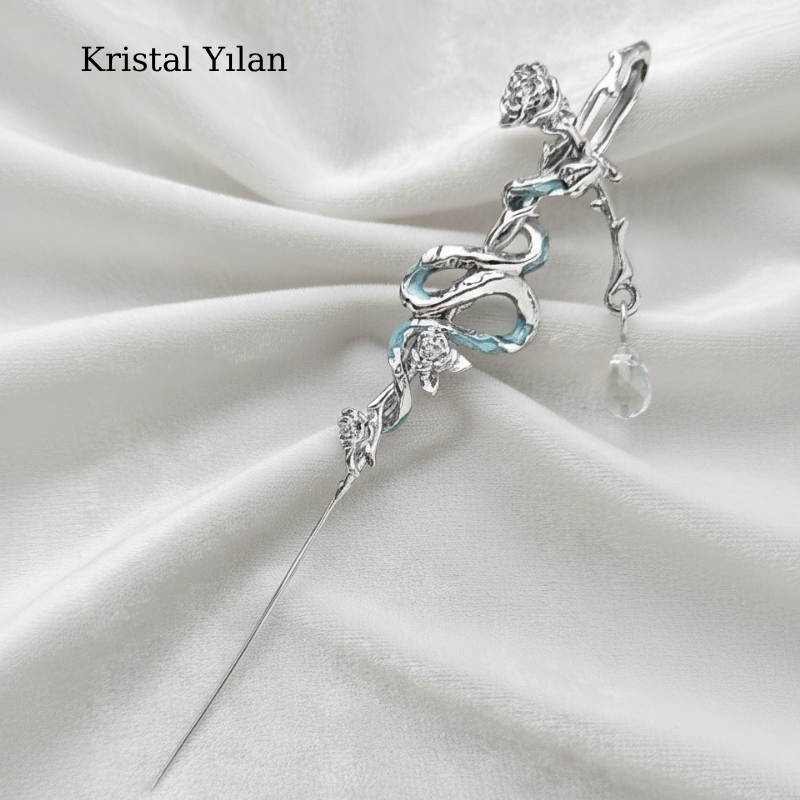 Wymorin Kara Gece Küpeler